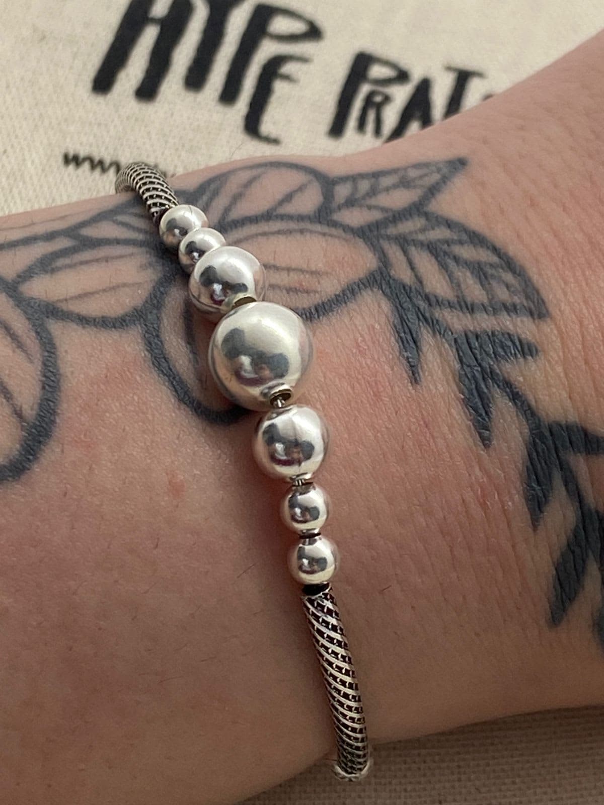Pulseira bolinha prata 925
