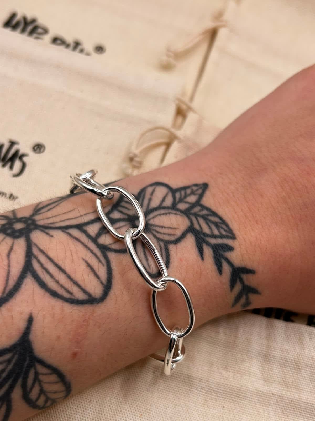 Pulseira Elo Oval 20 cm