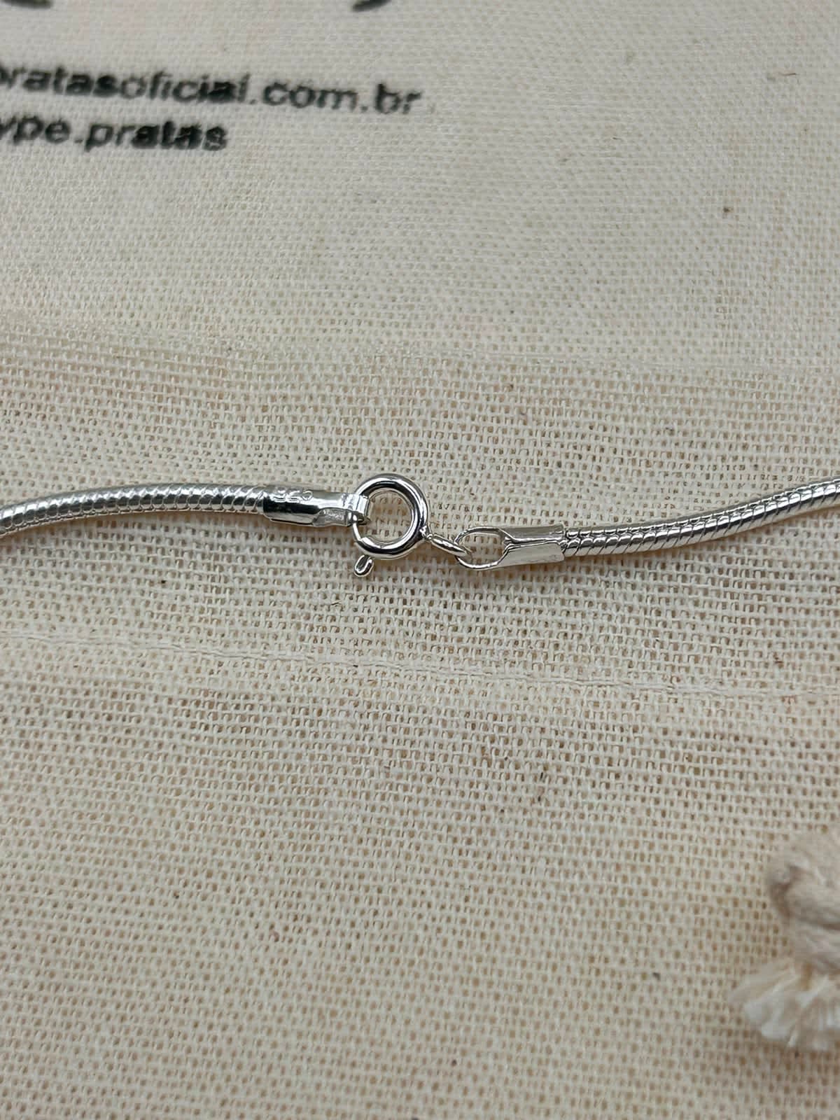 Colar Rabo de Rato Fina 45cm 2mm