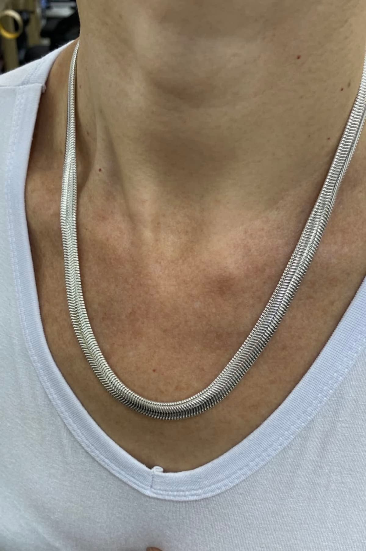 Corrente lacraia prata 925