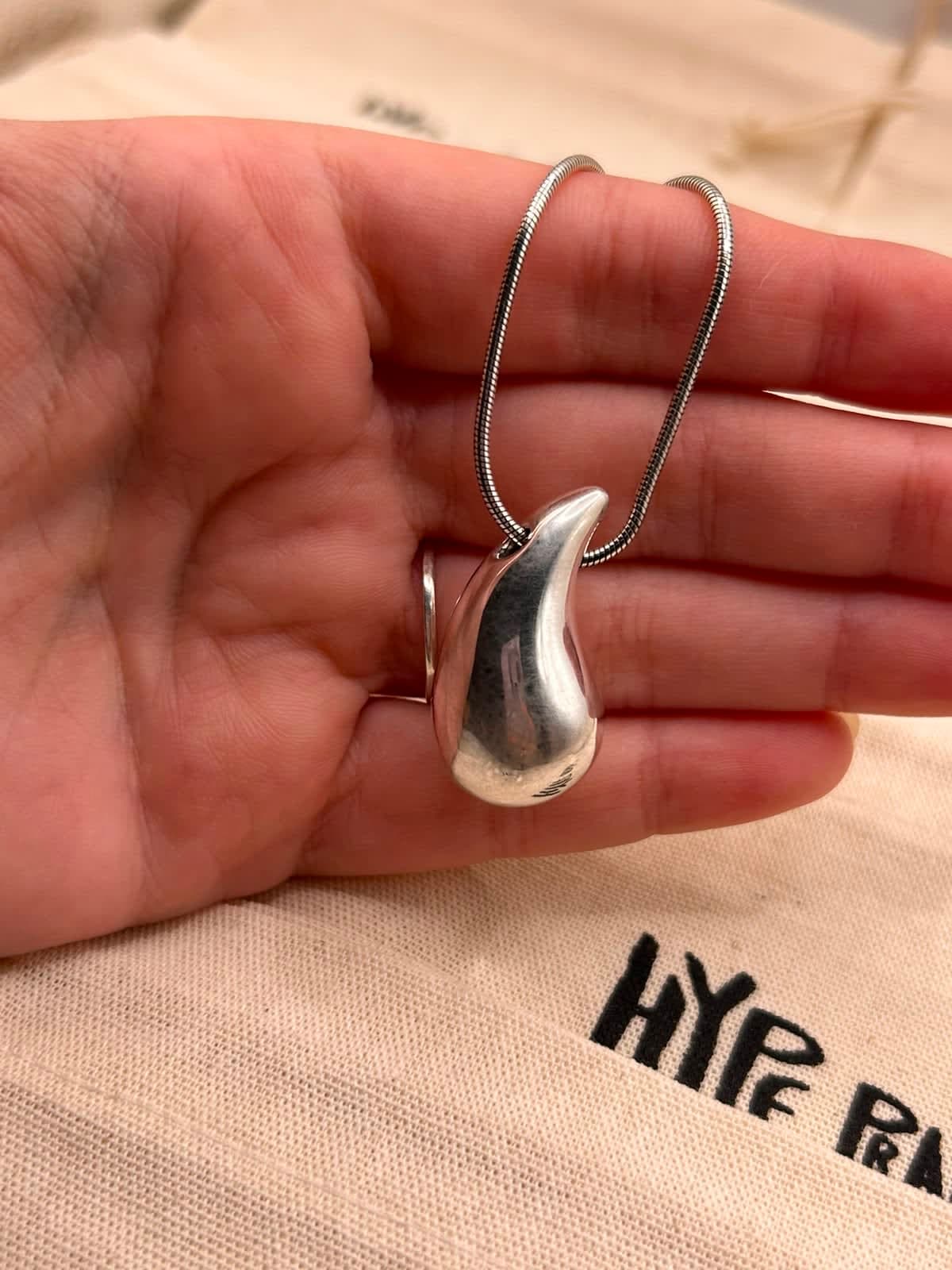 Pingente Gota Eletroformação 3cm