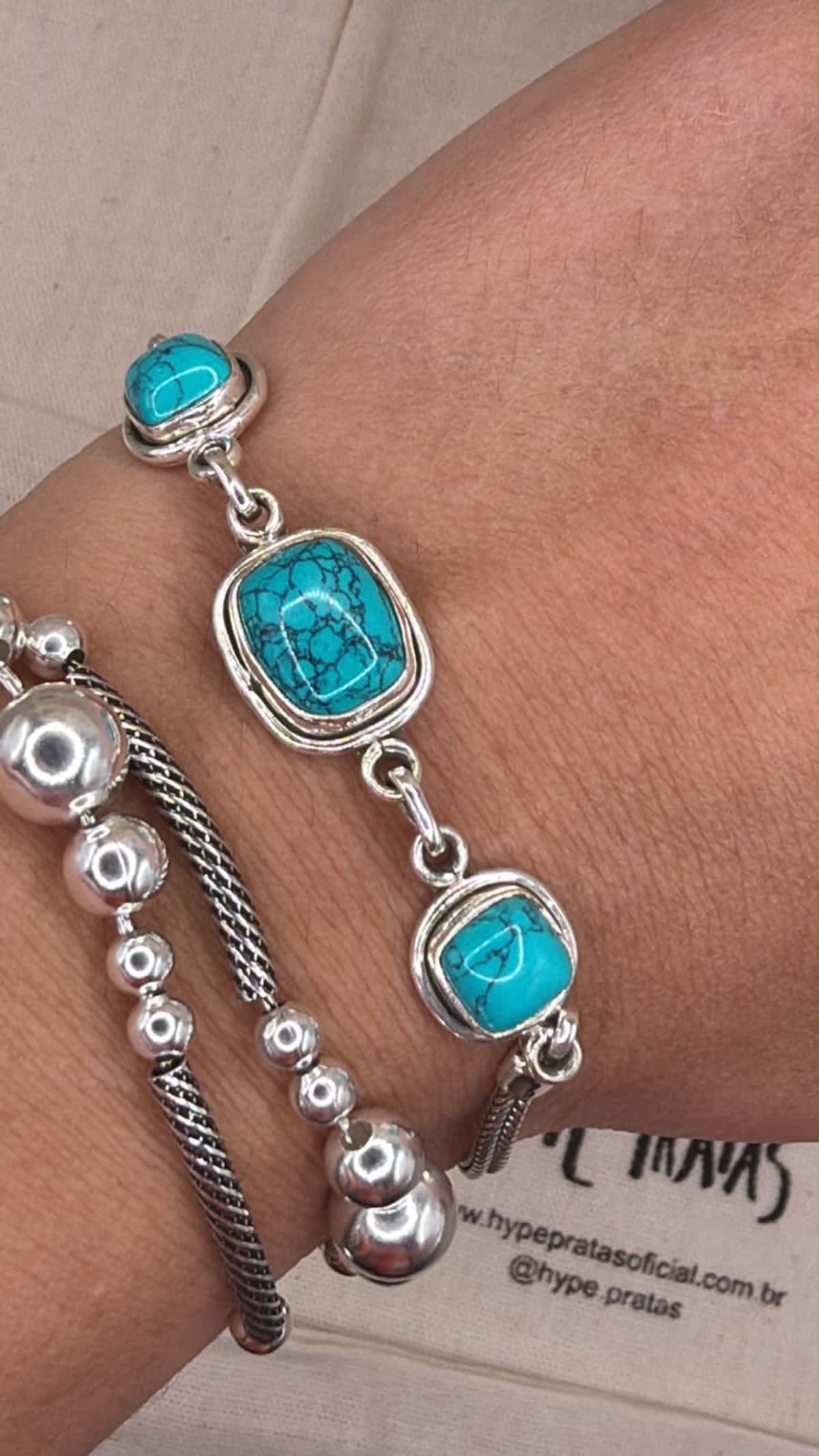 Pulseira Turquesa