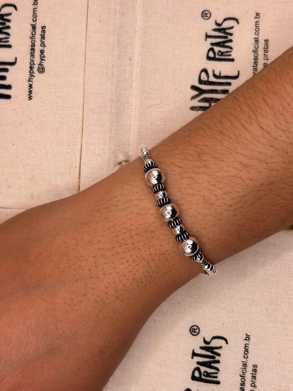 Pulseira Bali Bolas Grande