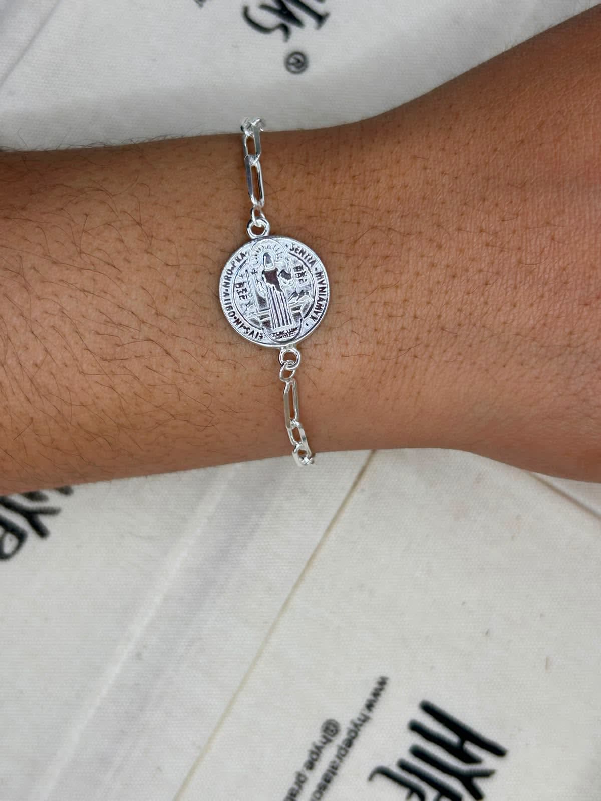 Pulseira São Bento 17cm+4,5cm