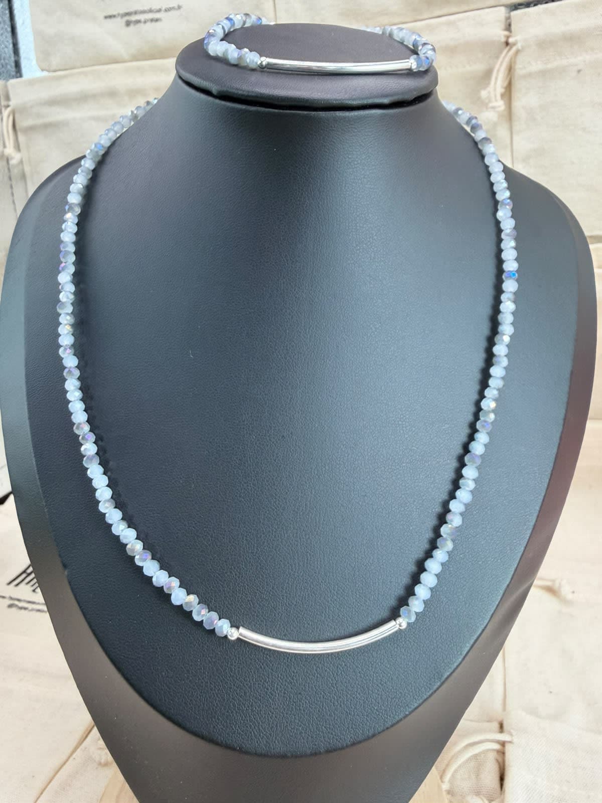 Conjunto Colar e Pulseira