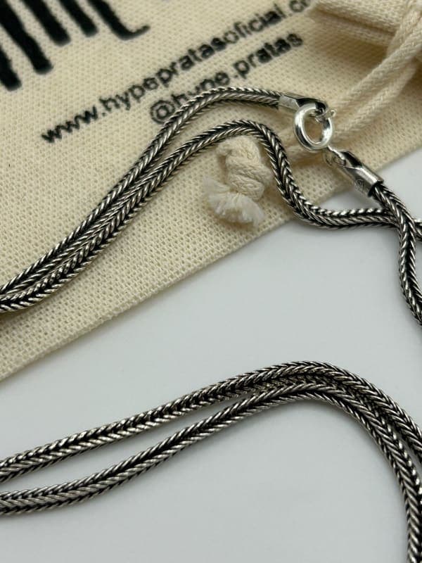 Corrente Cobra Maciça 57,5 cm/0,4 mm