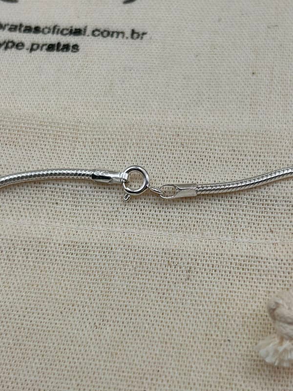 Colar Rabo de Rato Fina 45cm 2mm