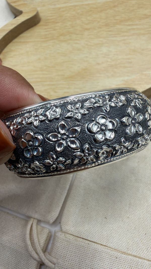 Bracelete Indiano Jardim Rígido