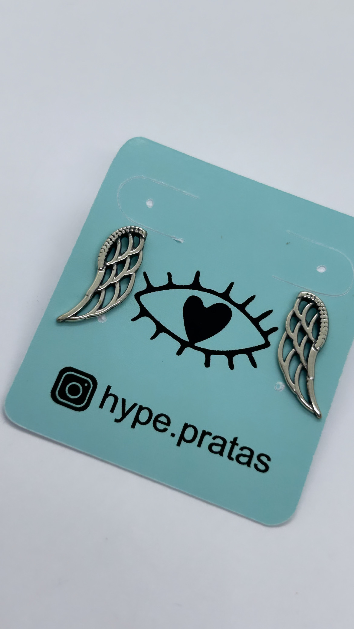 Brinco asa boho prata bali 925  