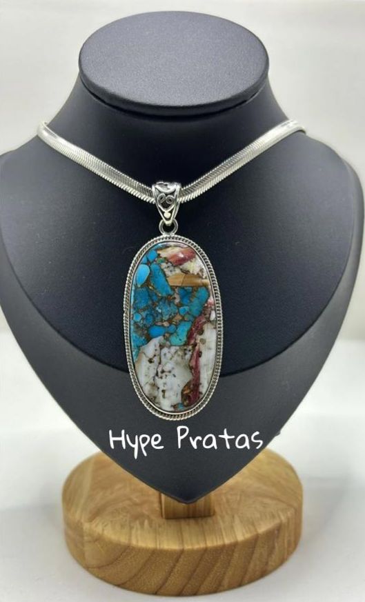 Pingente Turquesa Oyster